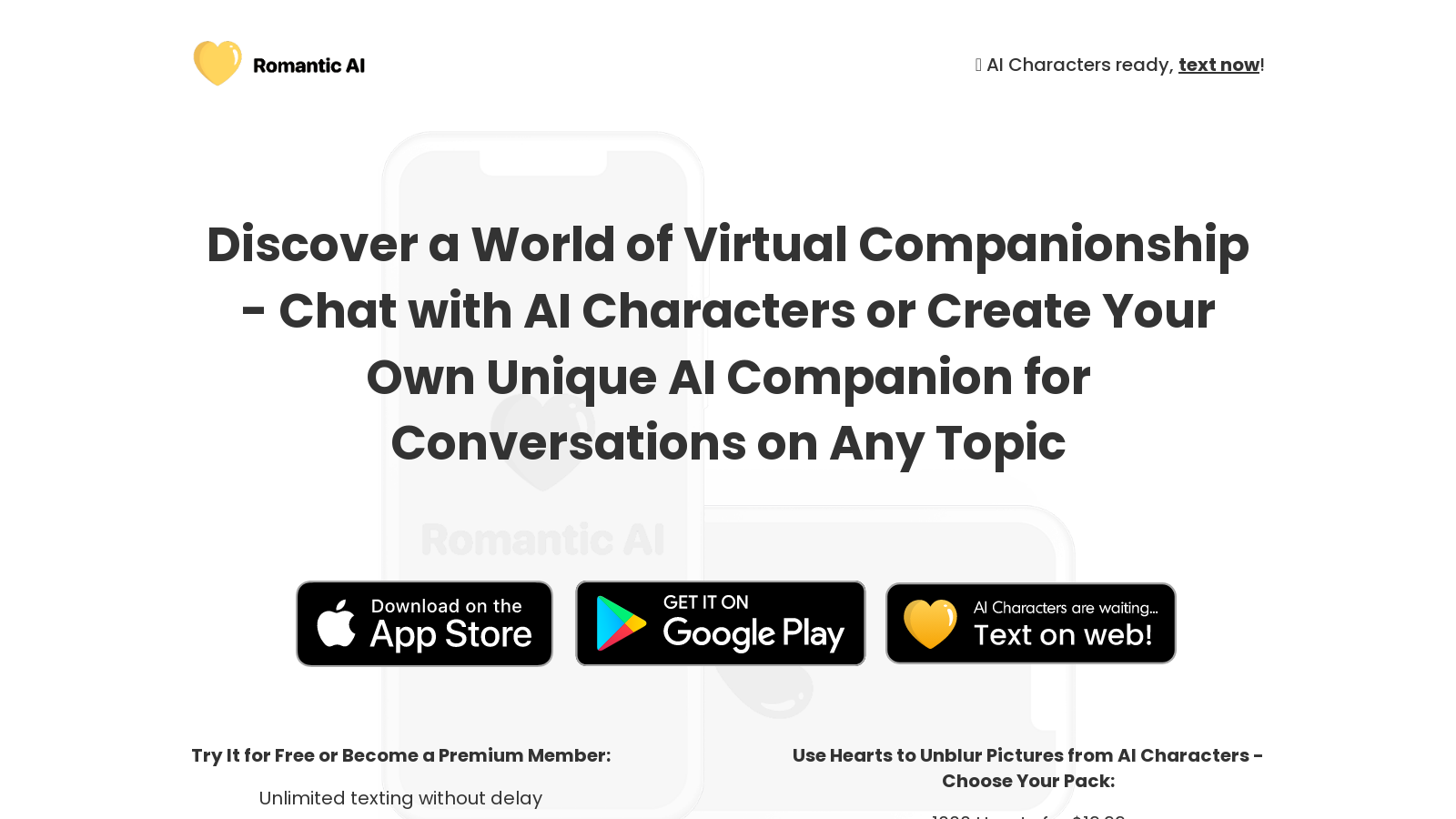 Romantic AI: Your Virtual Companion & Dream Girlfriend