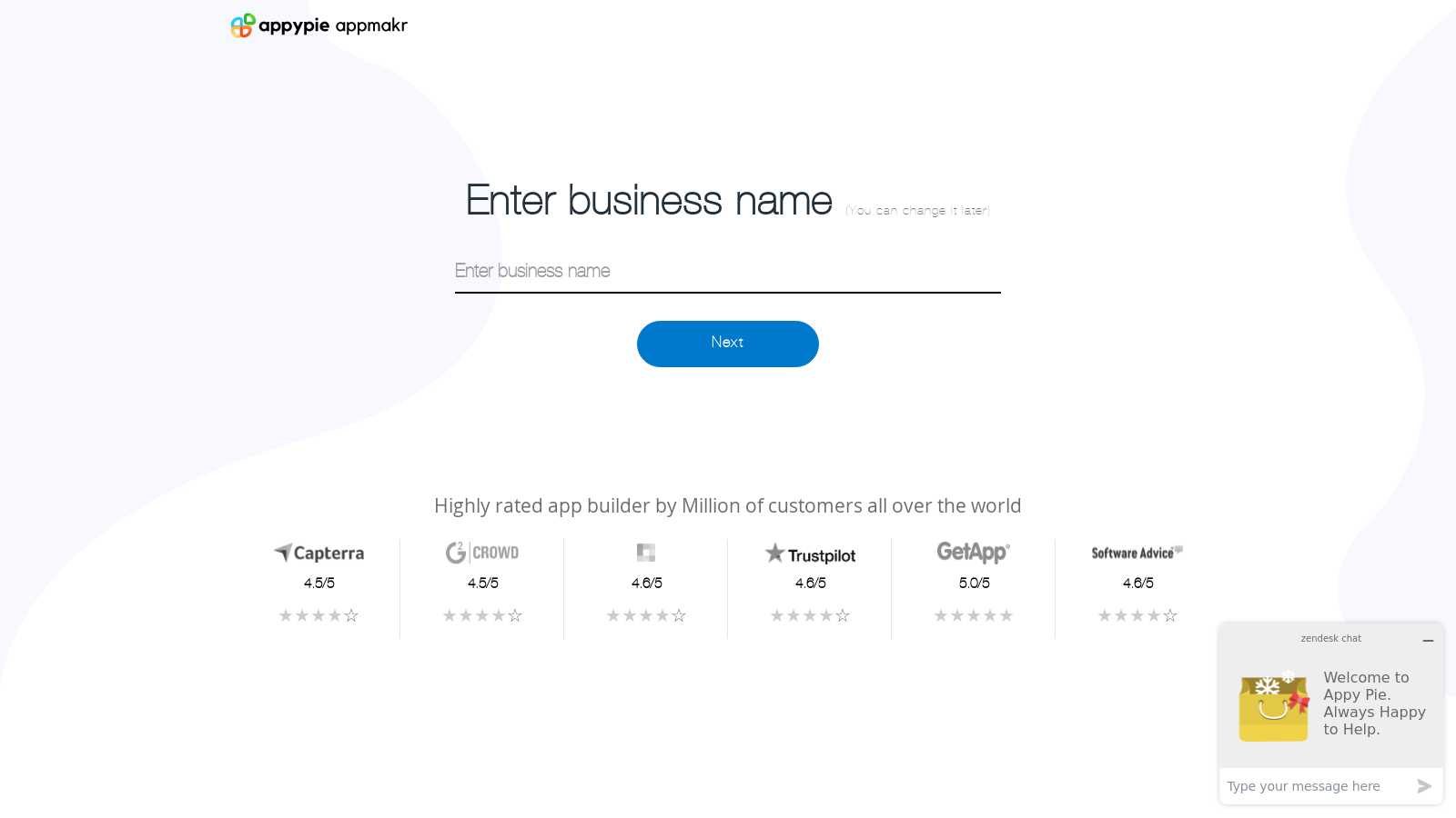 Appy Pie’s Mobile App Software