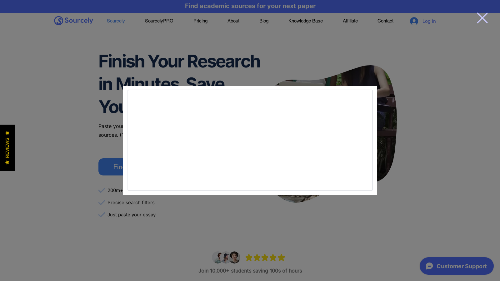 Sourcely: Revolutionize Your Research with AI-Powered Sourcing