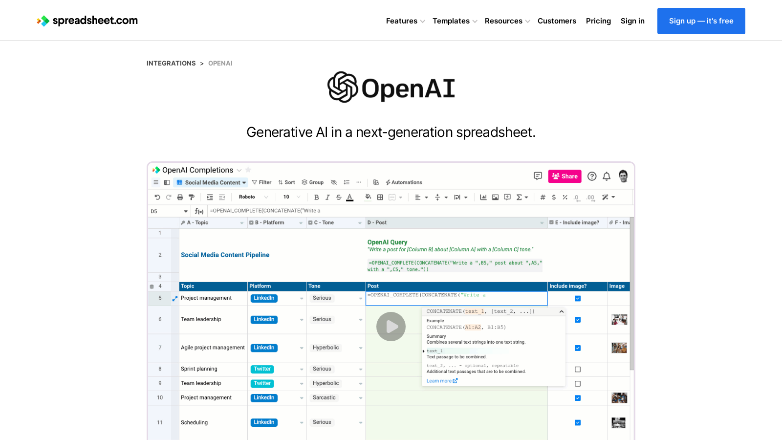 Transform Your Spreadsheets with AI: Introducing Spreadsheet AI