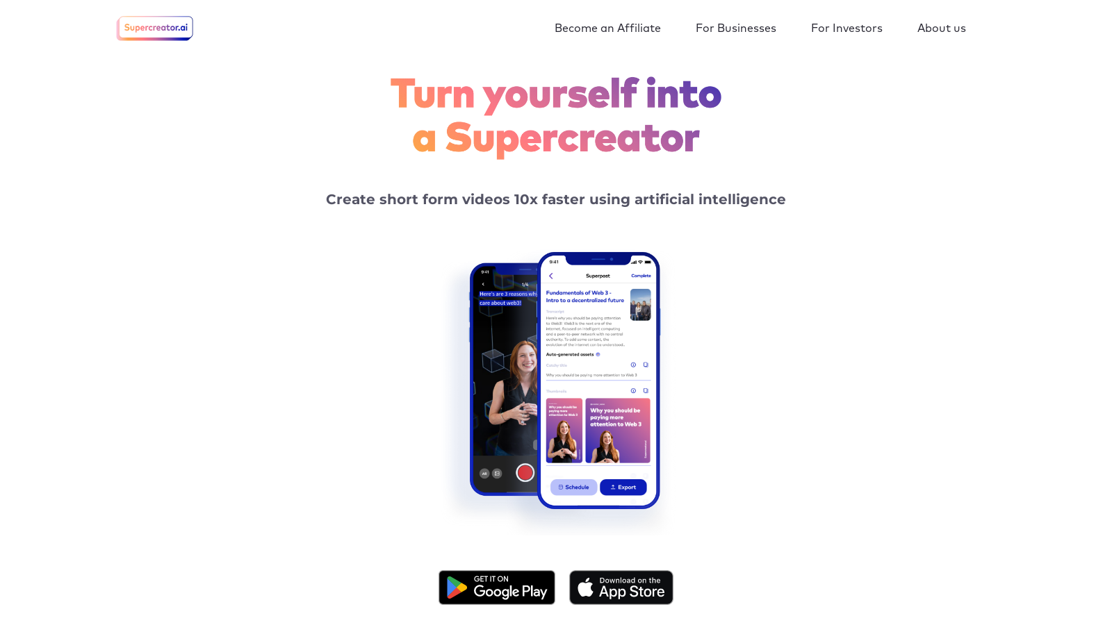 Supercreator.ai – AI-assisted Video Creation Studio