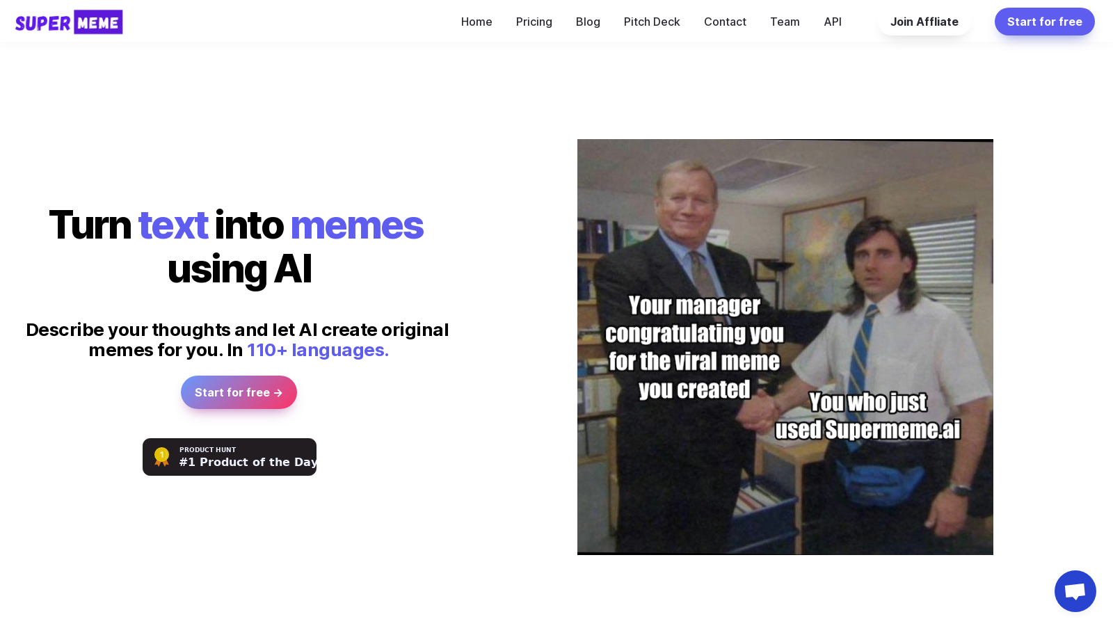 Supermeme.ai - Meme generator