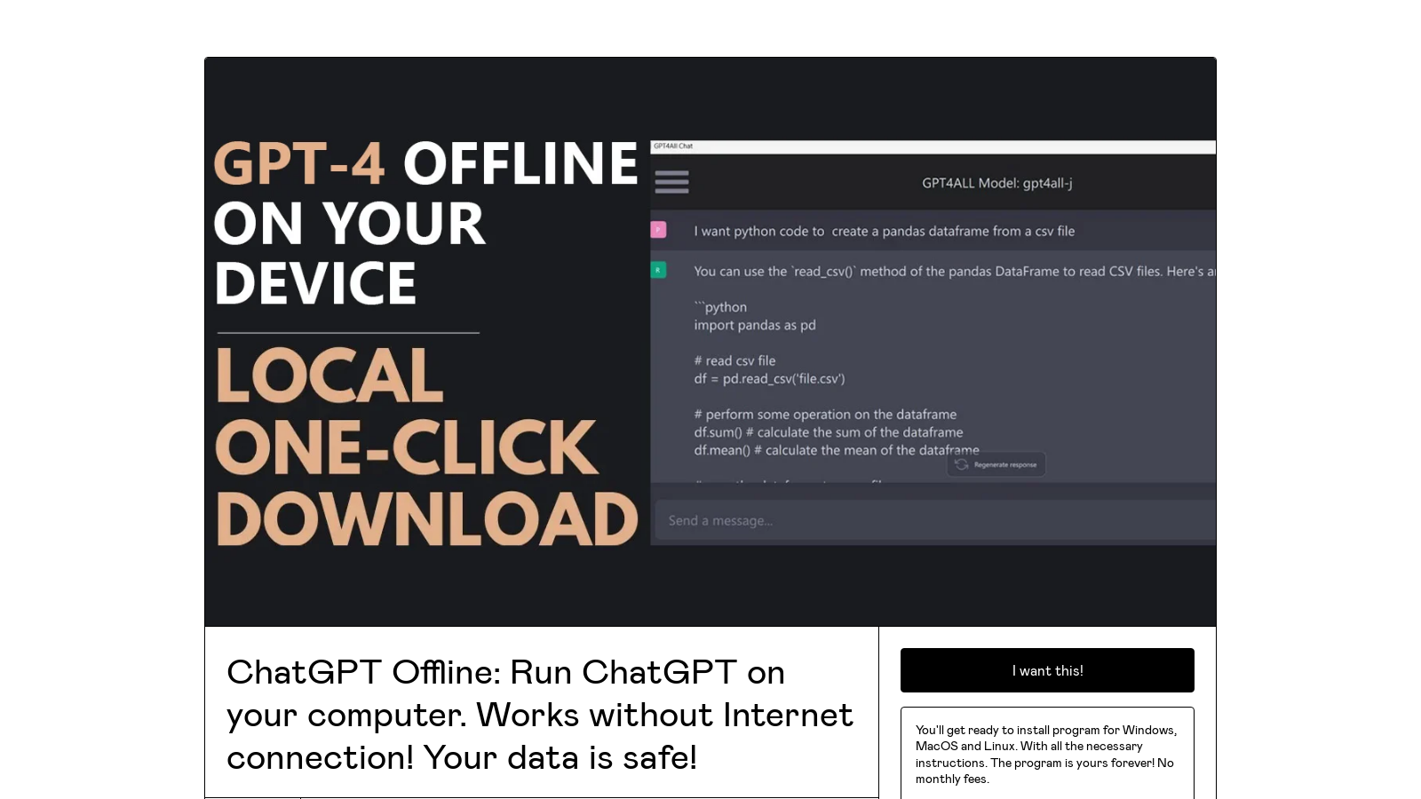GPT-X Offline AI Chat Companion