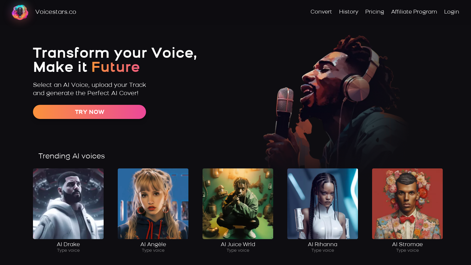 Voicify - AI Voice Generator App UI Kit